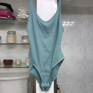 NEVER WORN BLUE BODYSUIT